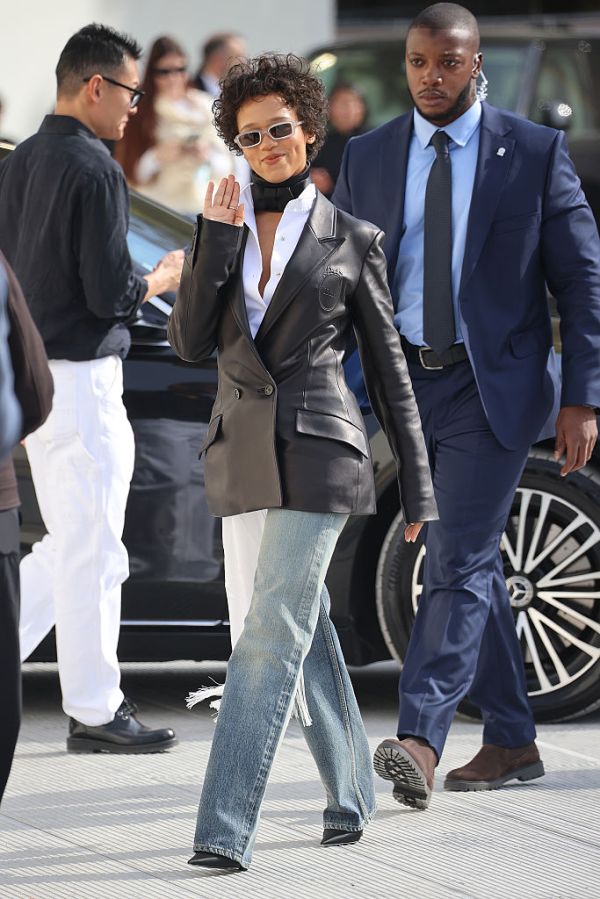 Celebrity Sightings - Paris Fashion Week - Womenswear Spring Summer 2026 - Day Three