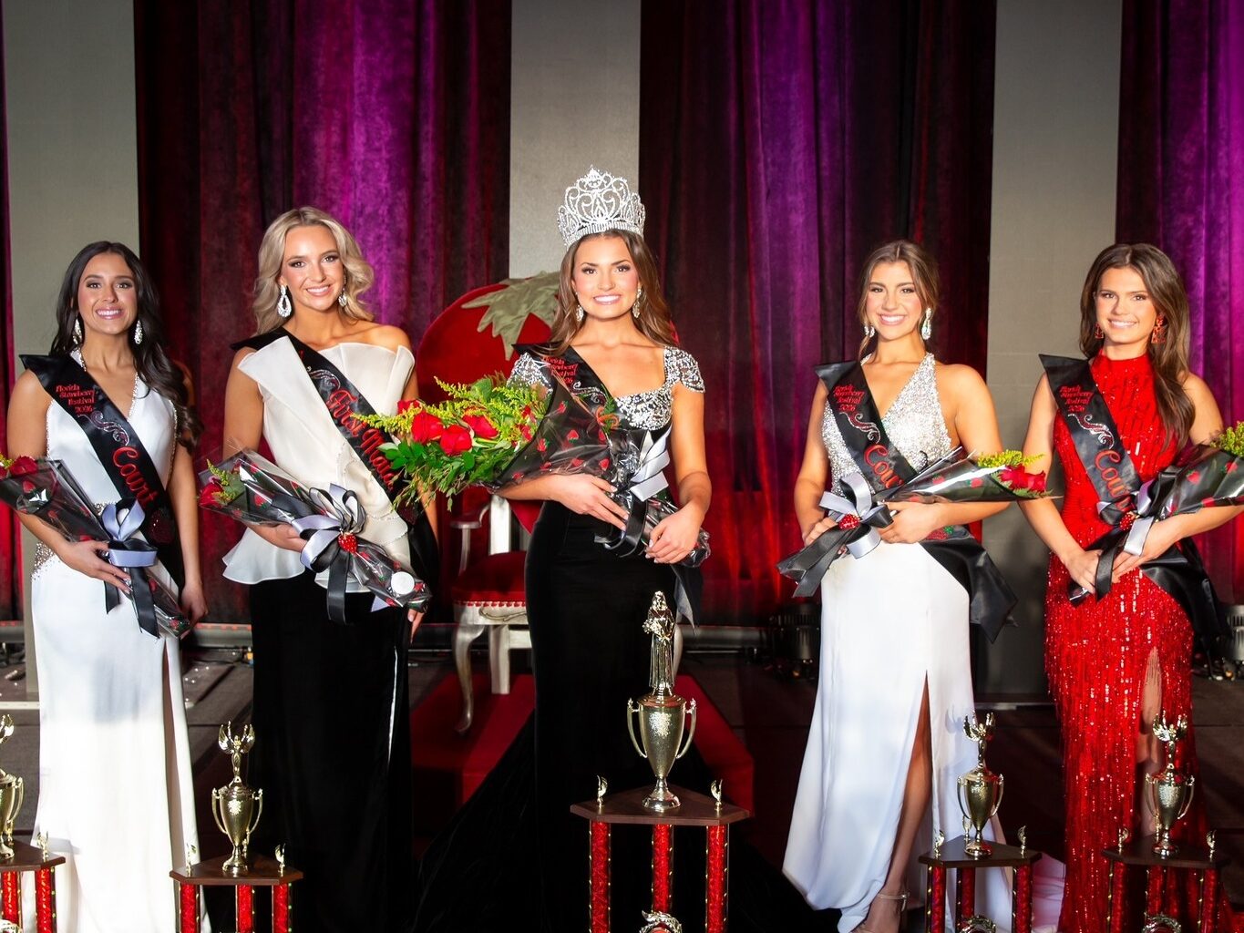 Queen And Court Selected For 91st Florida Strawberry Festival