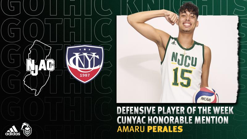Perales Named NJAC Defensive Player of the Week