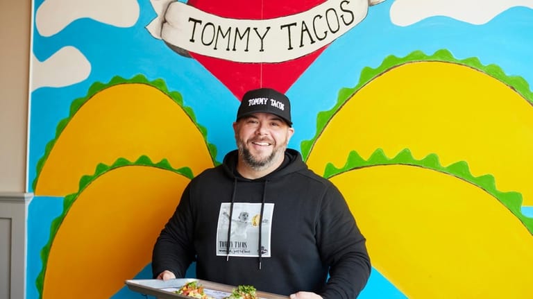 Tommy Tacos owner Tommy Stein at the Huntington restaurant.