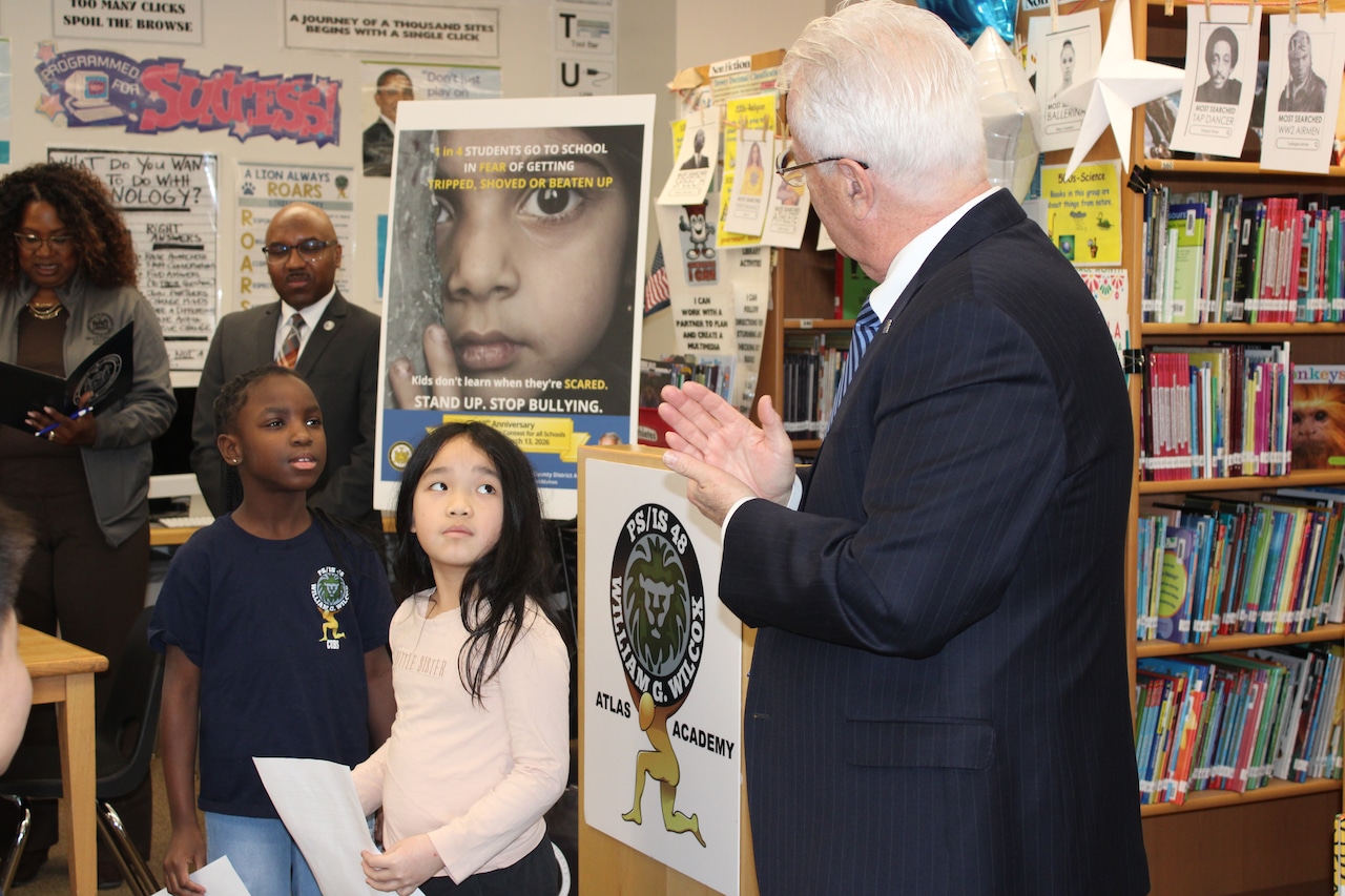 William G. Wilcox (PS/I.S. 48) kicks off 'Stand Up. Stop Bullying' campaign 2026