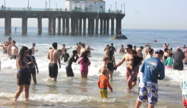 CT3 Polar Plunge attracts hundreds to Manhattan Beach Pier for charity – Daily Breeze
