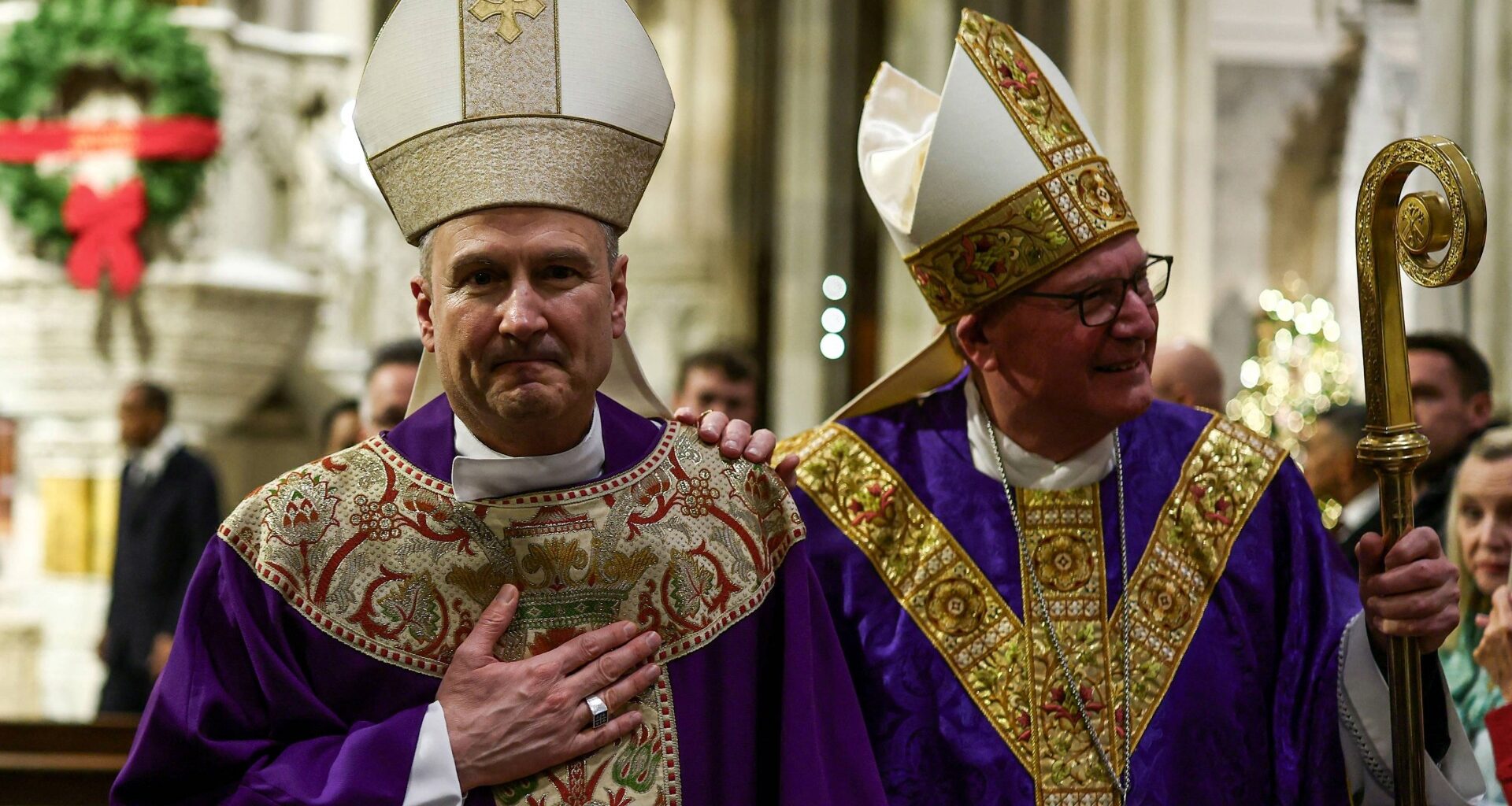Explaining the Rite of Reception for incoming Archbishop of New York