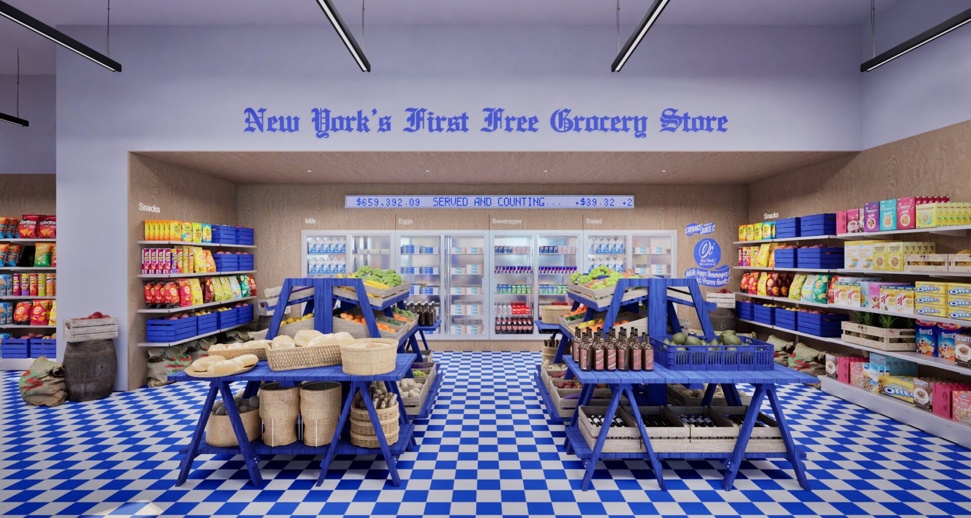 NYC’s First Free Grocery Store Opens on February 12: Details