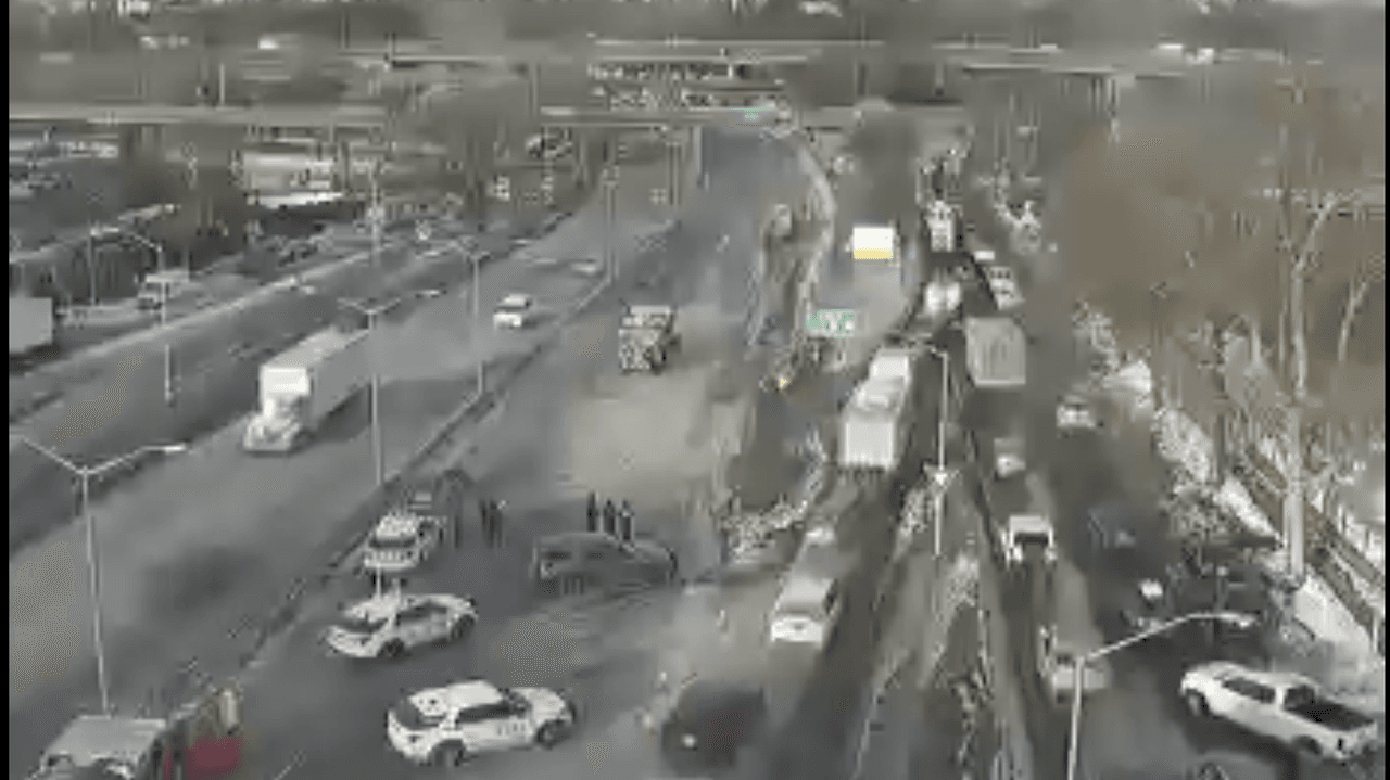 LIE reopens after fatal crash; water main break creates black ice in Smithtown