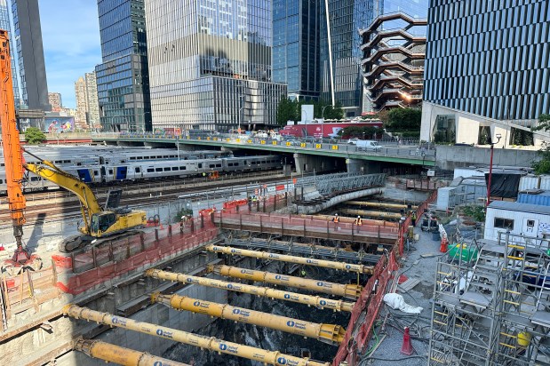 The Gateway tunnel is under construction in Manhattan.
