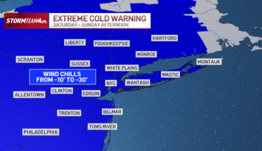Tri-state under extreme cold warning this weekend – NBC New York