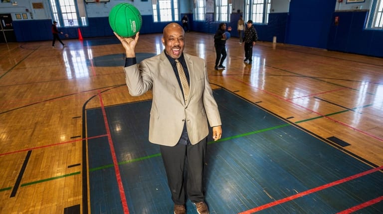 Hempstead superintendent Gary Rush on Jan. 30 at Alverta B....