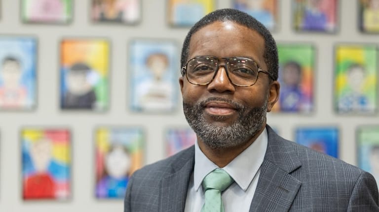 Erik Wright, superintendent of the Wyandanch Union Free School District,...