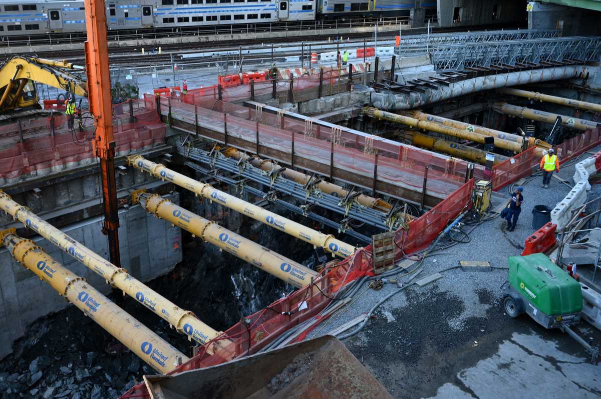 Gateway Tunnel excavated in Manhattan