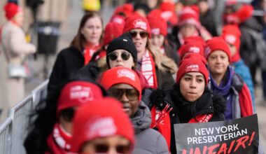 NYC nurses reach deal to end strike at 2 major hospitals while walkout continues at another