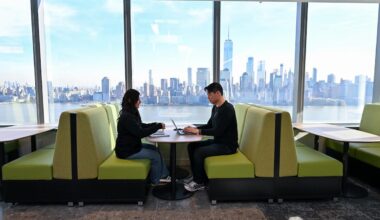 Electronics giant opens new headquarters near Staten Island