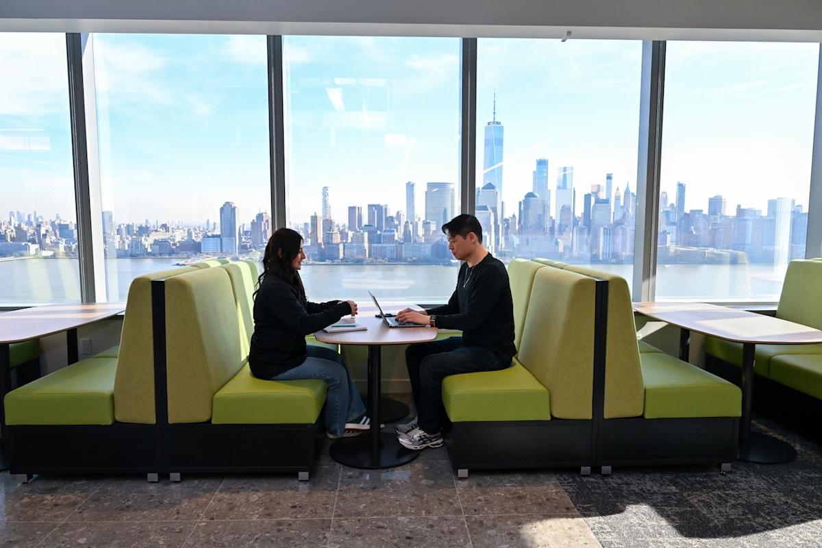 Electronics giant opens new headquarters near Staten Island