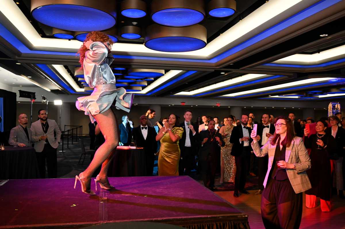 Blacc Cherry performs at the afterparty during the Human Rights Campaign 2026 Greater New York Dinner at Marriott Marquis Times Square on February 07, 2026 in New York City.  (Photo by Bryan Bedder/Getty Images for Human Rights Campaign)