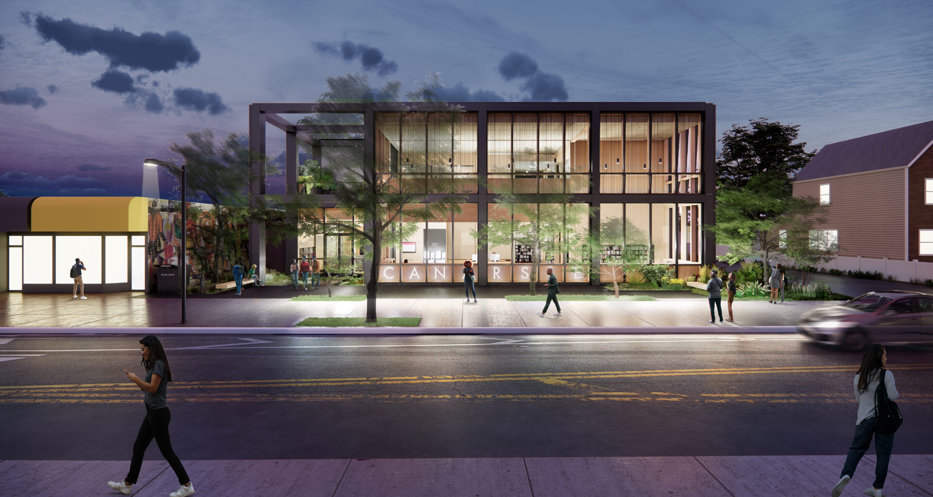 See the Renderings of the New Canarsie Library in Brooklyn, NY