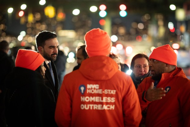 New York City Mayor Zohran Mamdani visits a warming center at NYC Health + Hospitals / Bellevue and joined a team from HOME-STAT outreach team in Manhattan on Tuesday, Jan. 27, 2026. (Michael Appleton / Mayoral Photography Office)