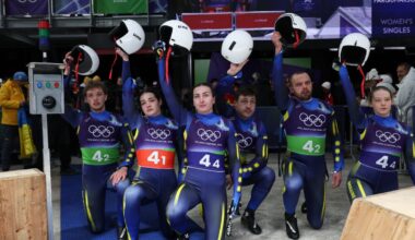 Ukrainian Olympians kneel, protesting Vladyslav Heraskevych disqualification – NBC New York