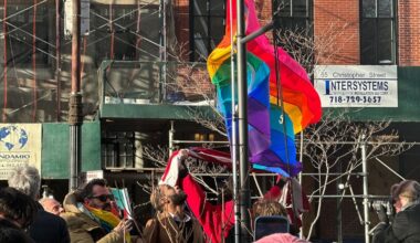 NYC-area officials raise Pride flag at Stonewall after Trump admin takes another down