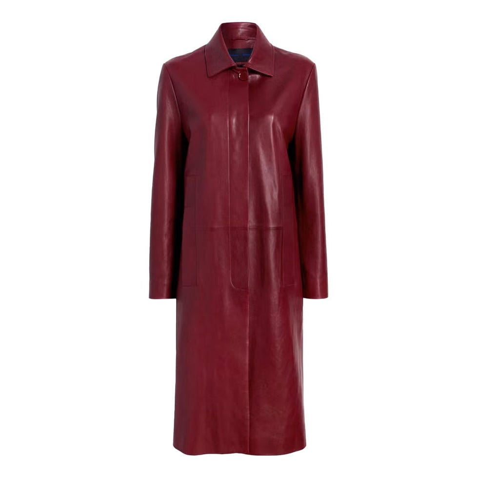 Nissi Semigloss Leather Coat