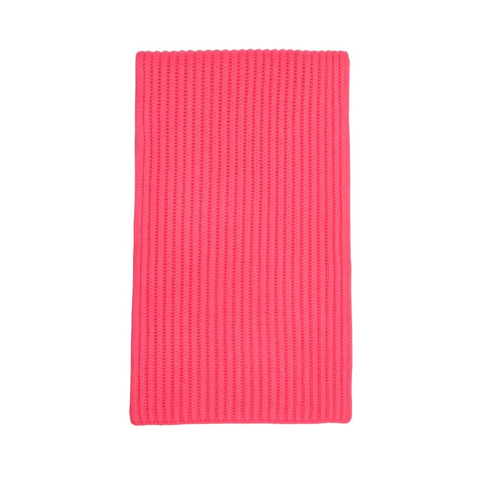 Ribbed Cashmere Scarf