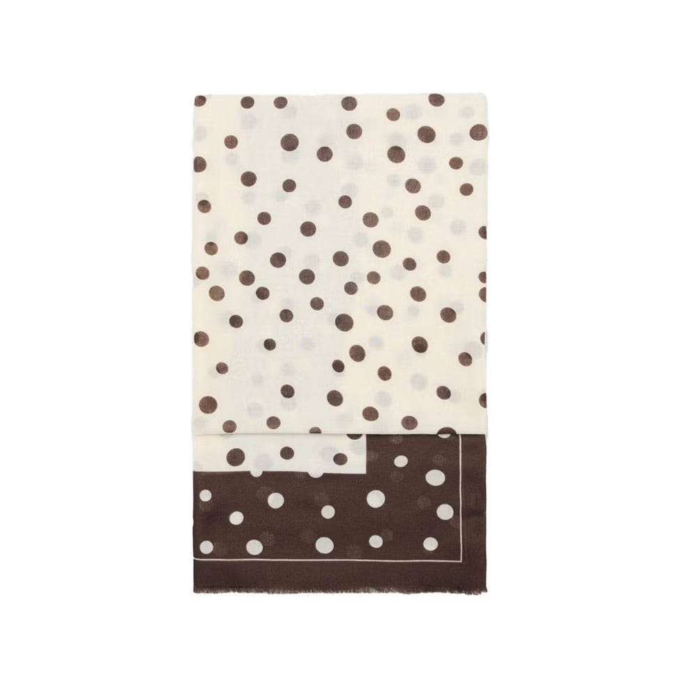 Spots Print Scarf