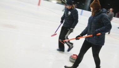 A night of throwing, sweeping and drinking with a Brooklyn curling club