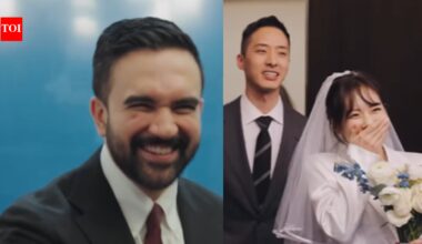 Watch: Zohran Mamdani crashes weddings at the NYC Marriage Bureau; shocks couples