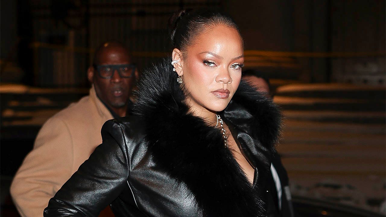 Rihanna exposes backside in wardrobe malfunction at A$AP Rocky's fashion show