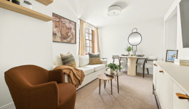 interior of senior living apartment