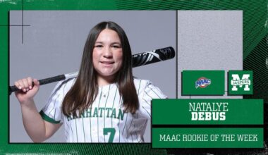 DeBus Takes Home Softball's Second Consecutive MAAC Rookie of the Week