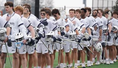 Men’s Lacrosse Grind Out 13-10 Win Over Queens in Emmitsburg