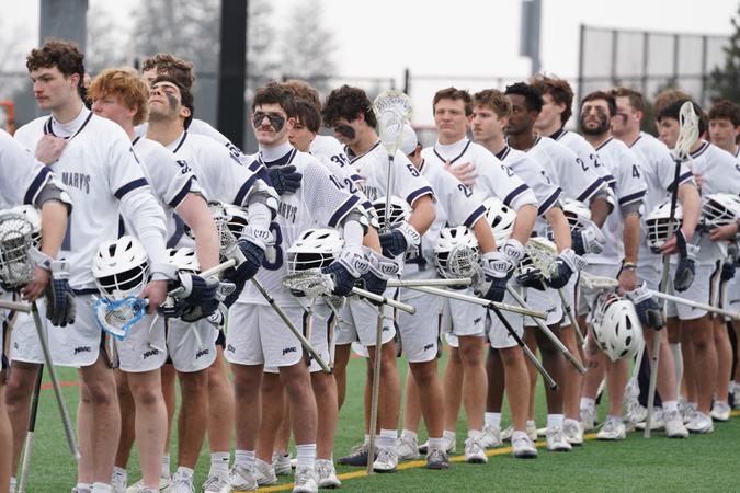 Men’s Lacrosse Grind Out 13-10 Win Over Queens in Emmitsburg