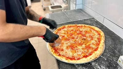 A regular cheese pie is also on the menu.