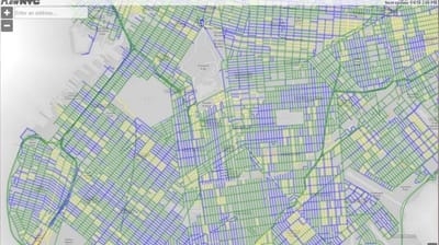 New York City's public snow plow tracker.