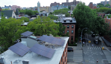 solar panels on brooklyn rooftop