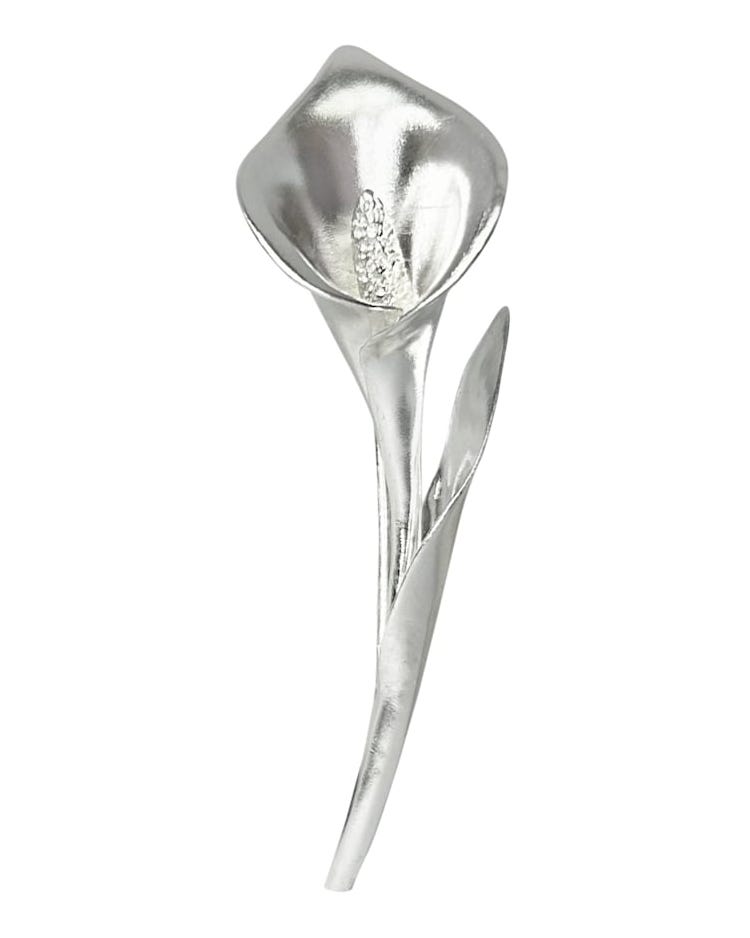 Calla Silver Brooch