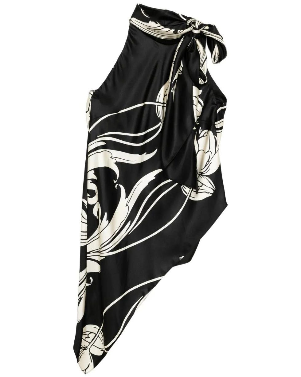 Draped Scarf Top Draped Scarf Top