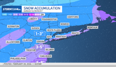 How much snow are we getting? – NBC New York