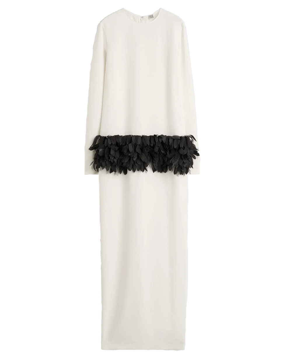 Petal Dress Off-White