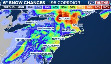 Here's how much snow NYC could get this weekend based on latest models