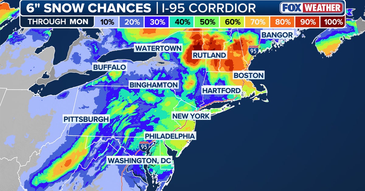 Here's how much snow NYC could get this weekend based on latest models