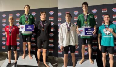 Peters and Stetzer win AE swim titles