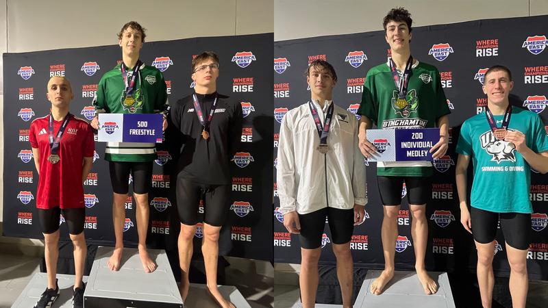 Peters and Stetzer win AE swim titles