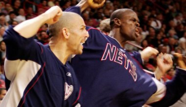 Nets jersey history No. 43