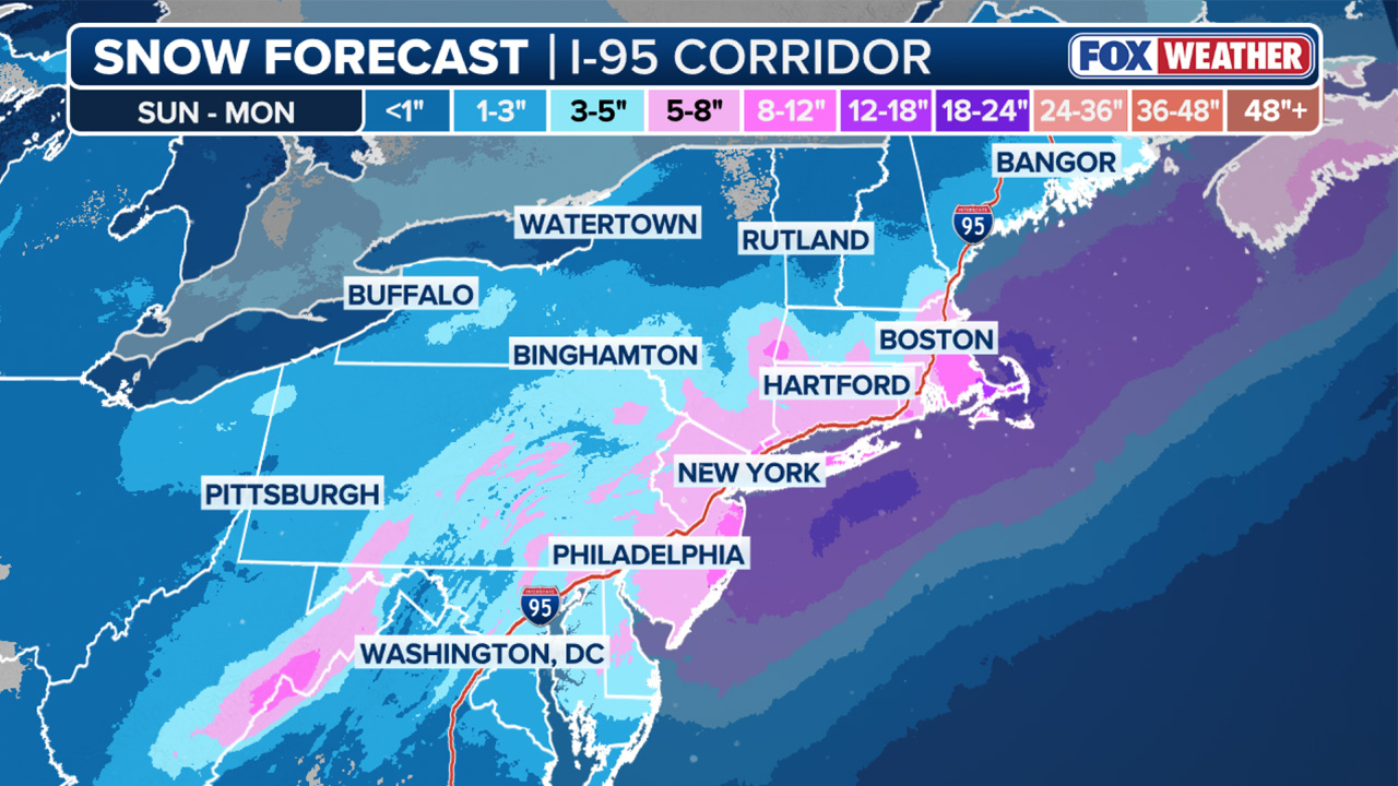 Blizzard Warning issued for NYC as major winter storm target: NY, NJ, CT