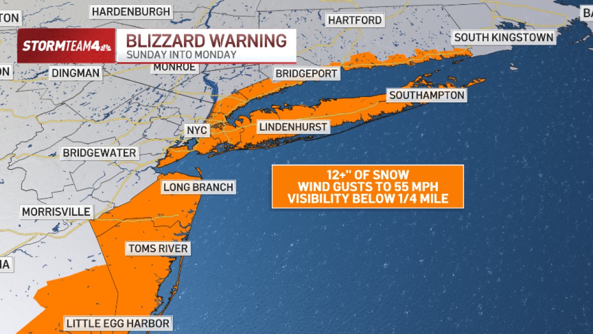 Is there a blizzard coming? Why did NYC forecast change – NBC New York