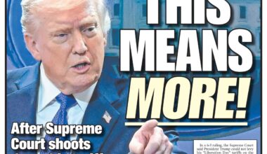 New York Post Cover for February 21, 2026