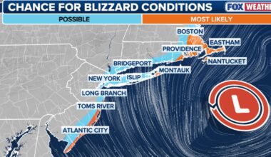 NYC blizzard warning: 13-17 inches forecast, hazardous Monday commute