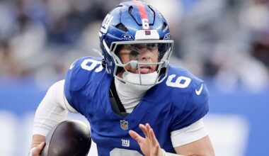 Giants quarterback Jaxson Dart is drawing card at memorabilia event in NYC