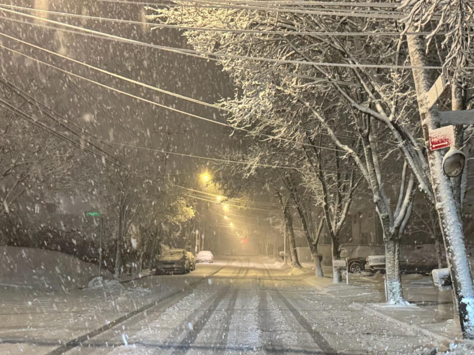A look at Giffords Lane in Great Kills, around 7 p.m. on Sunday, Feb. 22, 2026.